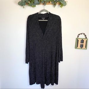 J. Jill Black Polka Dot Dress